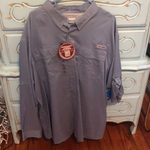 Columbia Omni Shield long sleeved button down PFG